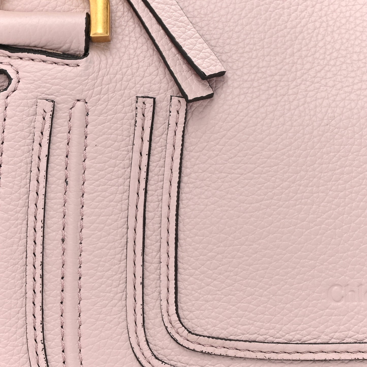 Calfskin Small Marcie Satchel Misty Lavender