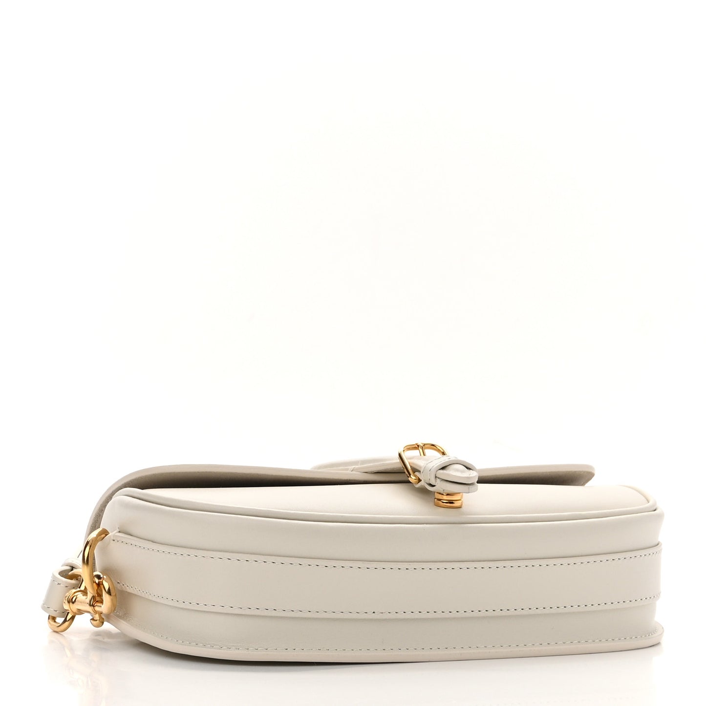 Box Calfskin East West Bobby Bag Latte