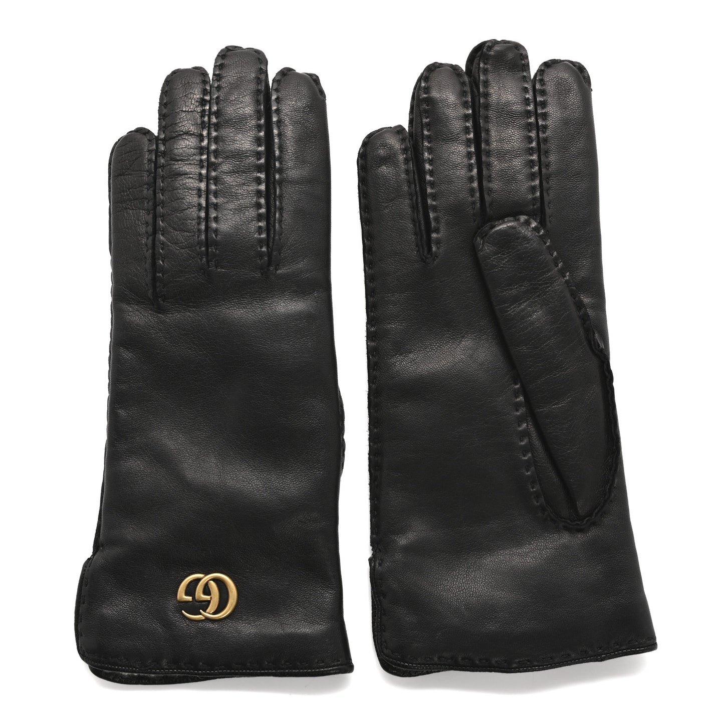 Nappa Lambskin Maya GG Gloves 6.5 Black