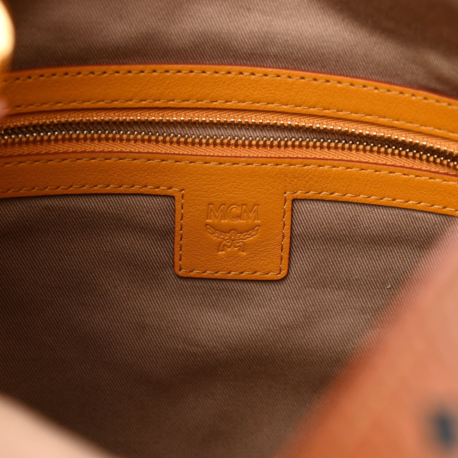MCM Visetos Medium Klara Hobo Cognac Yellow 6 of 15