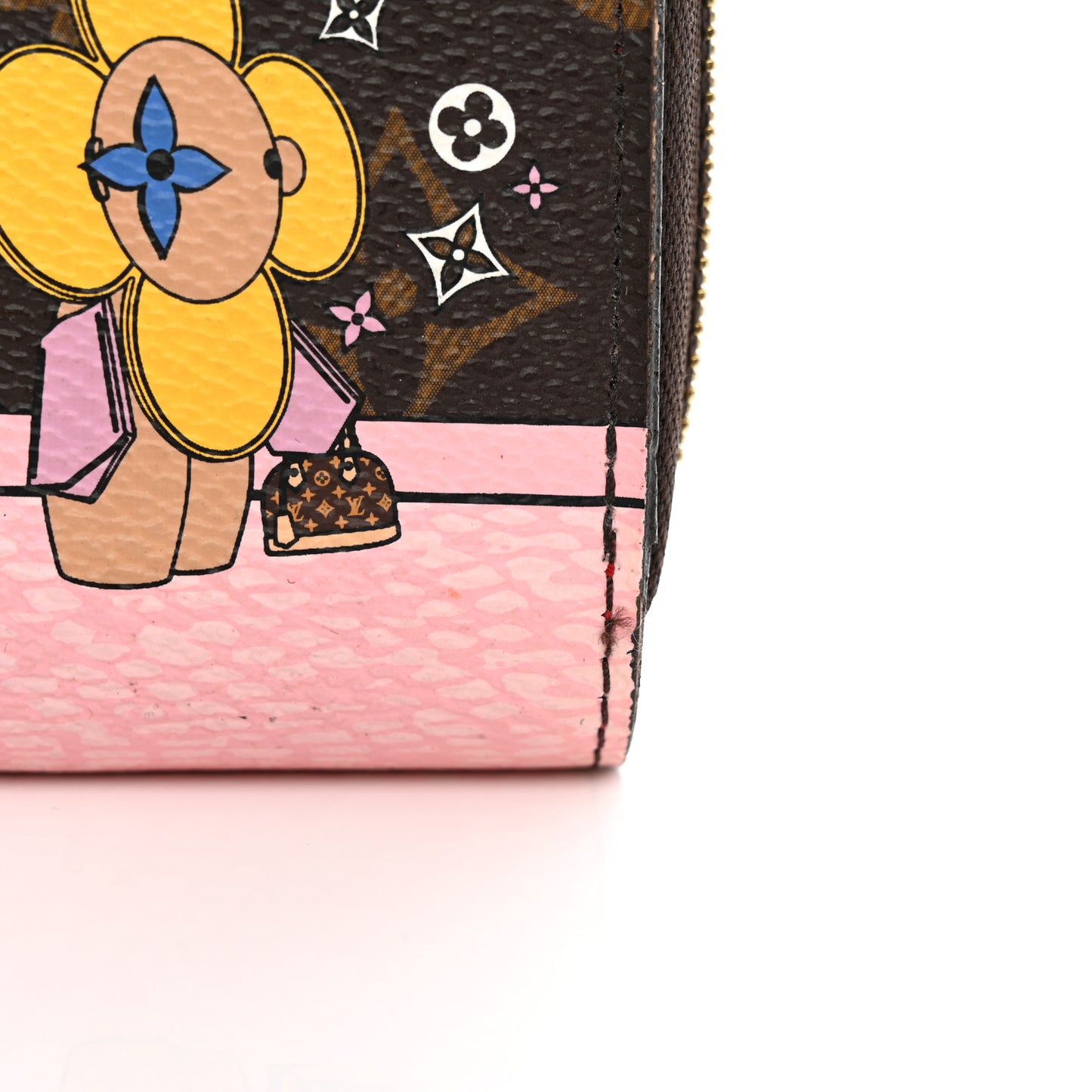Monogram 2019 Christmas Animation Zippy Wallet