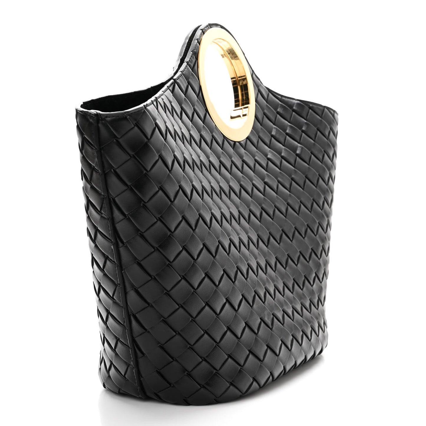 Calfskin Intrecciato Picnic Black
