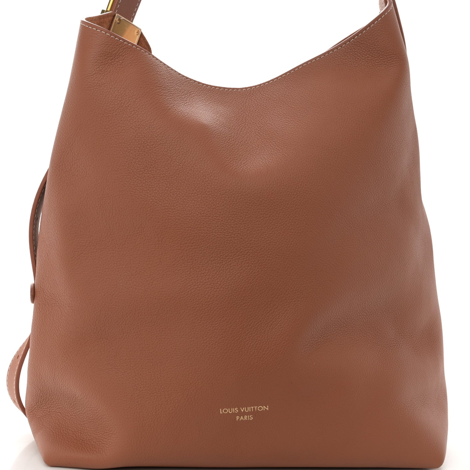 Louis Vuitton Grained Calfskin Low Key Hobo MM Cognac 8 of 11