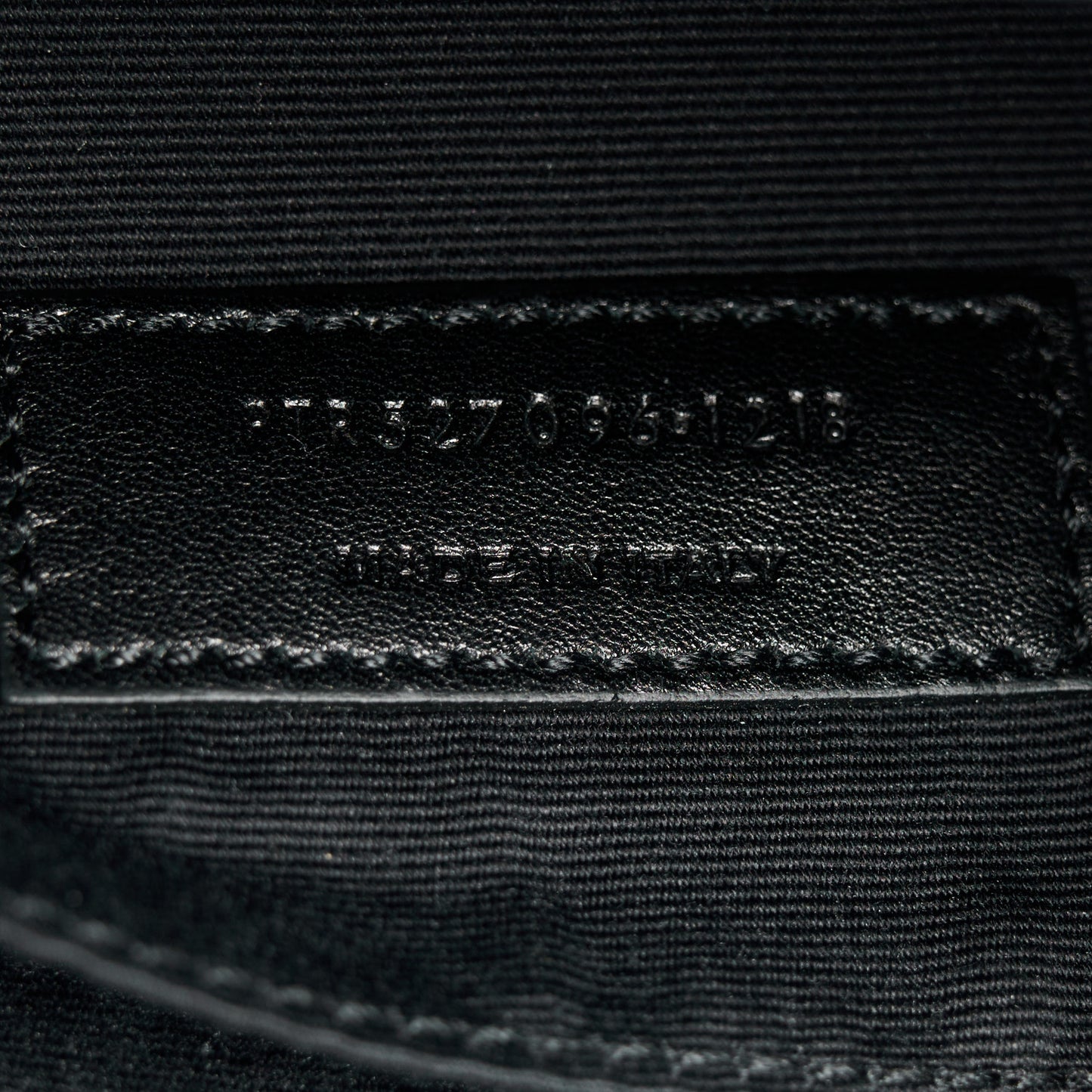 Metallic Lambskin Monogram Lou Belt Bag Argento