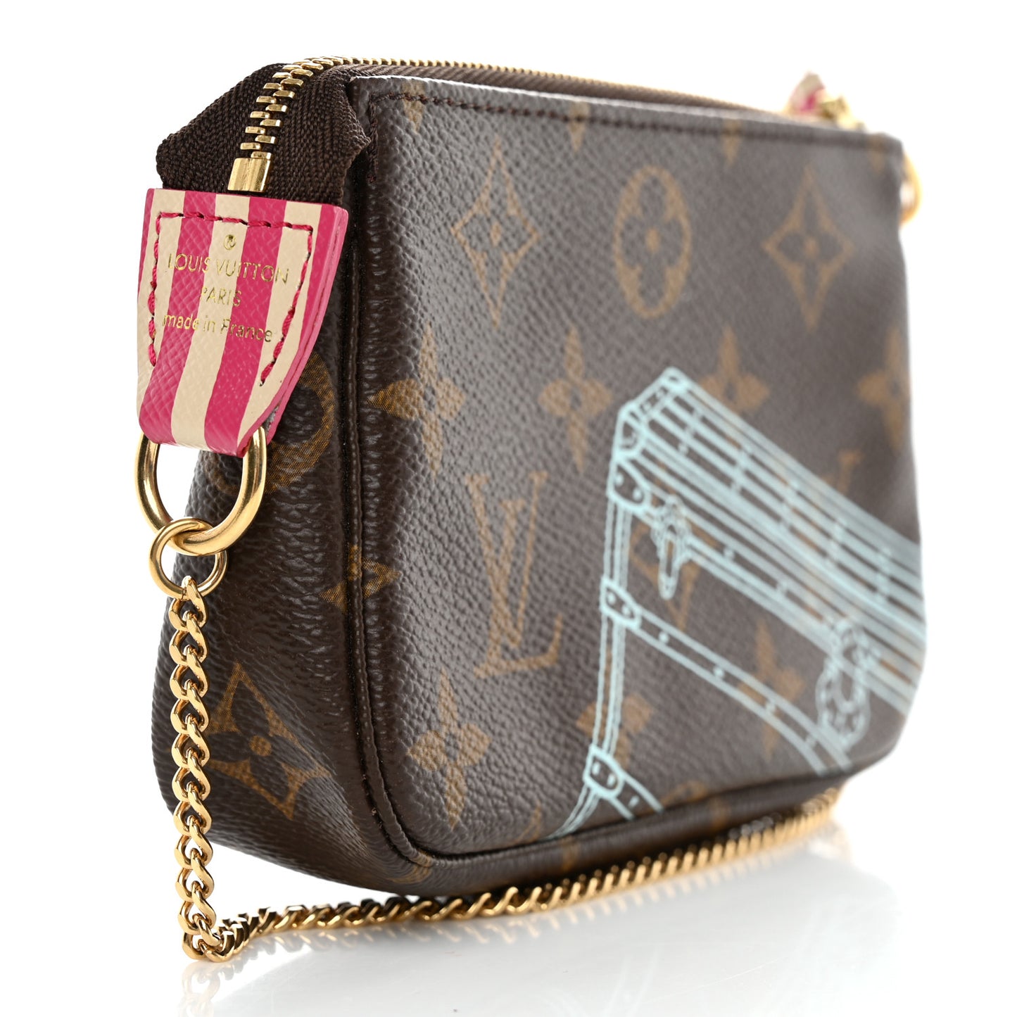 Monogram 2014 Christmas Animation Mini Pochette Accessories