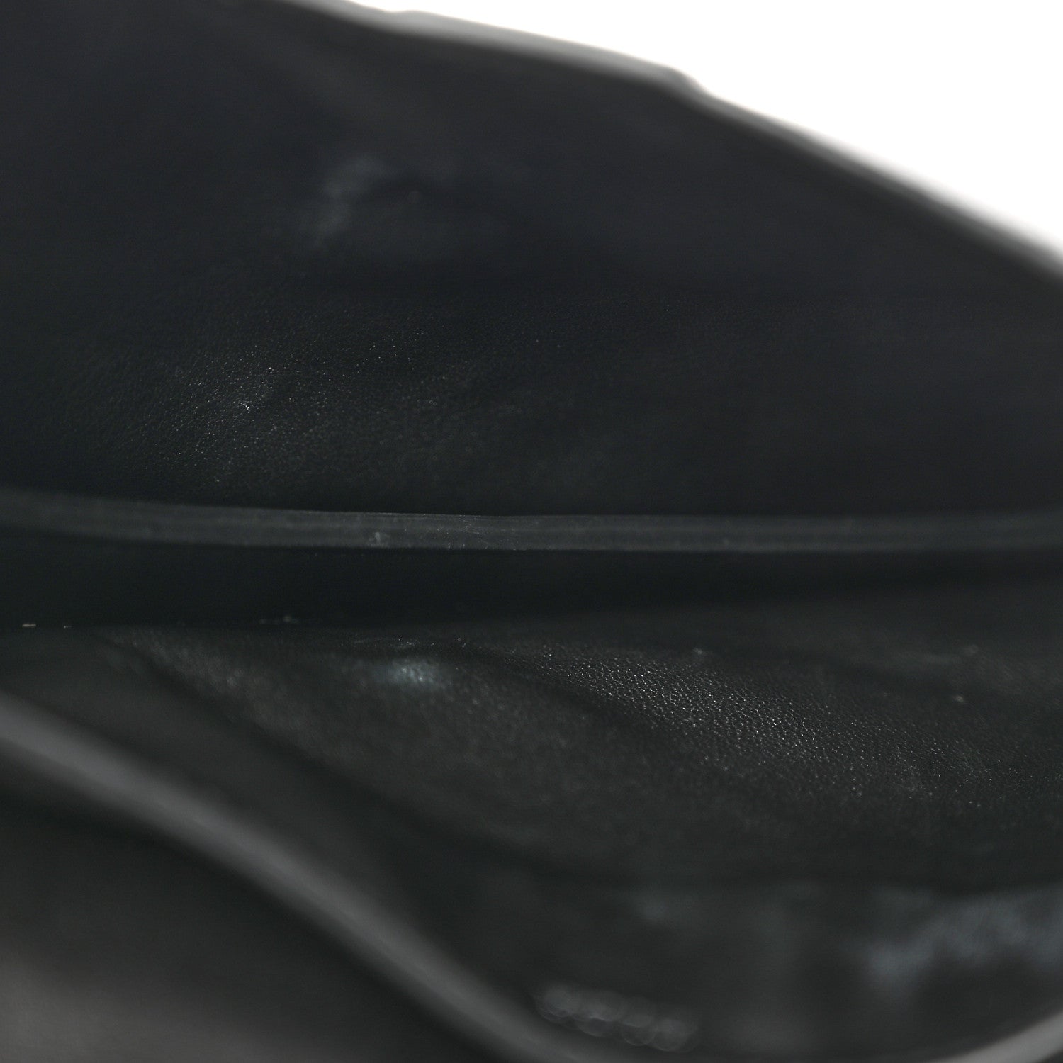Christian Dior X KAWS Grained Calfskin Saddle Wristlet Black 5 of 10