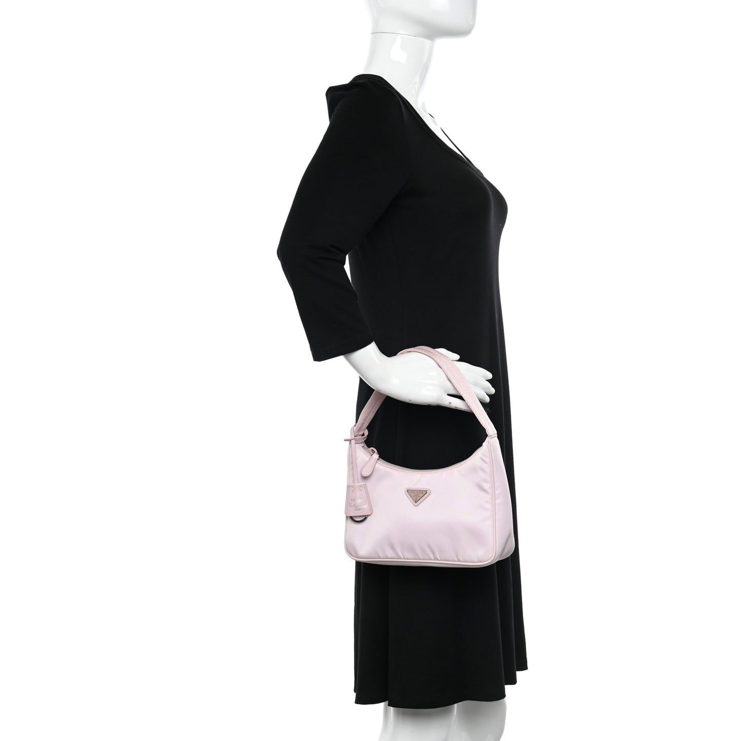 Tessuto Nylon Mini Re-Edition 2000 Bag Alabastro