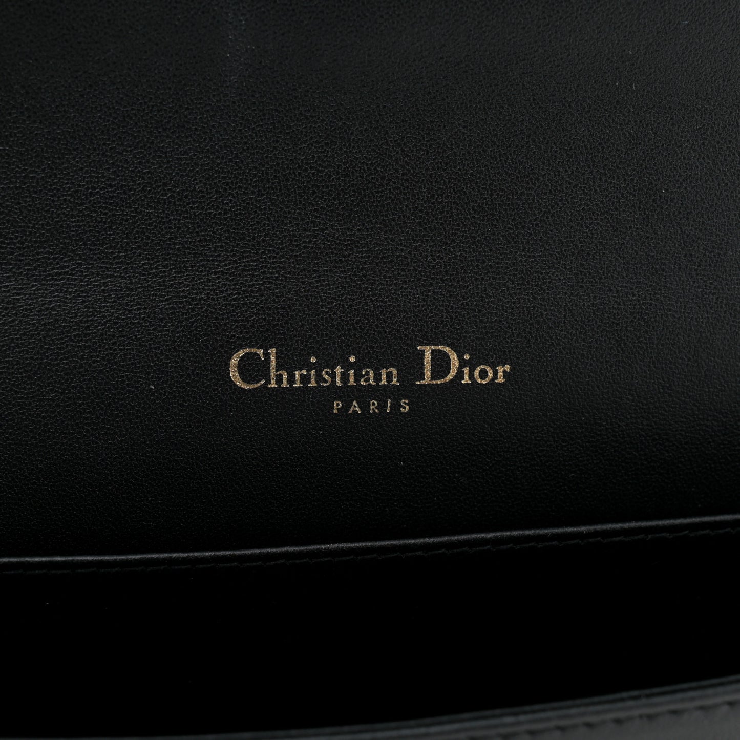 Lambskin Cannage Lady Dior Pouch Black