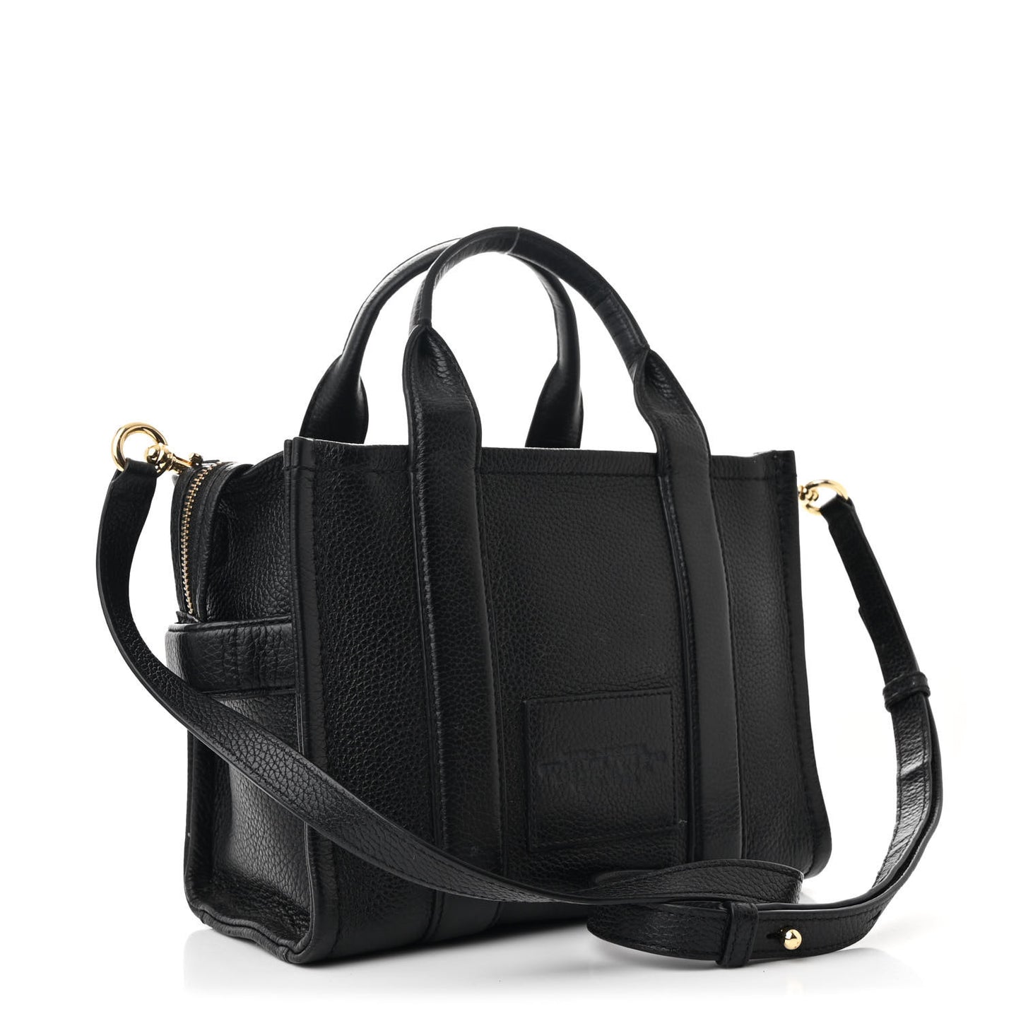 Grained Calfskin Small The Tote Bag Black