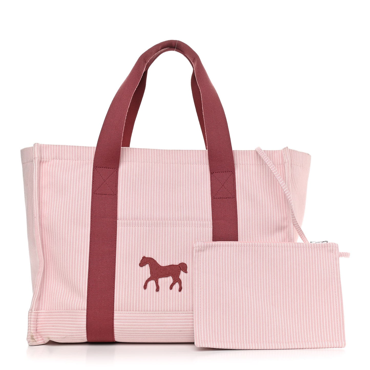 Cotton Canvas Cavalcolor Nappy Diaper Bag Rose Petal