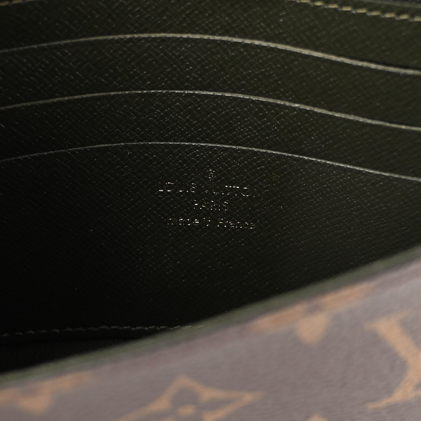 Monogram Felicie Strap & Go Kaki