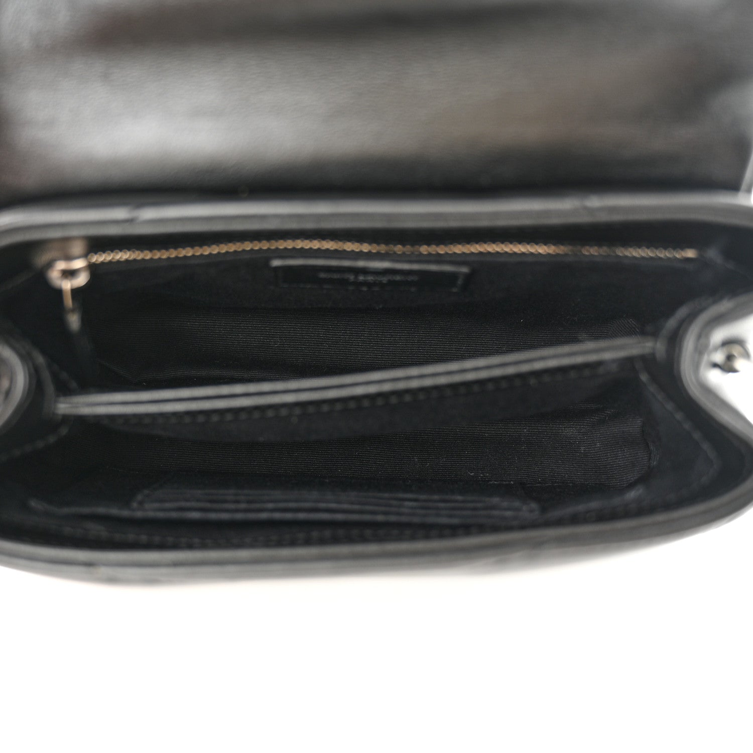 Saint Laurent Calfskin Y Quilted Monogram Toy Loulou Crossbody Bag Black 5 of 9