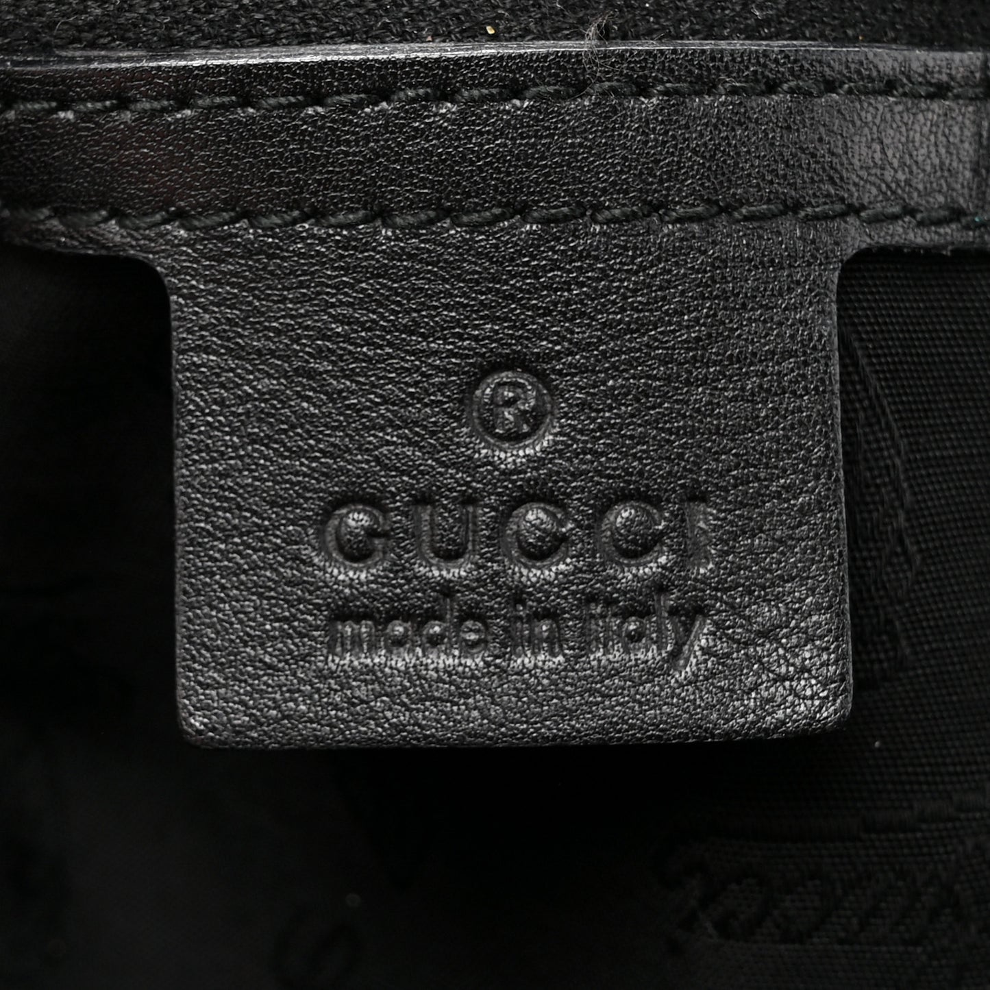 Guccissima Medium Icon Bit Shoulder Bag Black