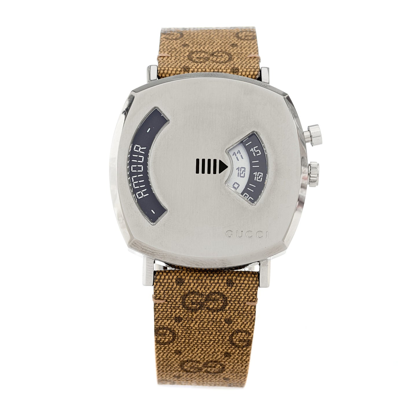 Stainless Steel Canvas 38mm Grip Quartz Watch