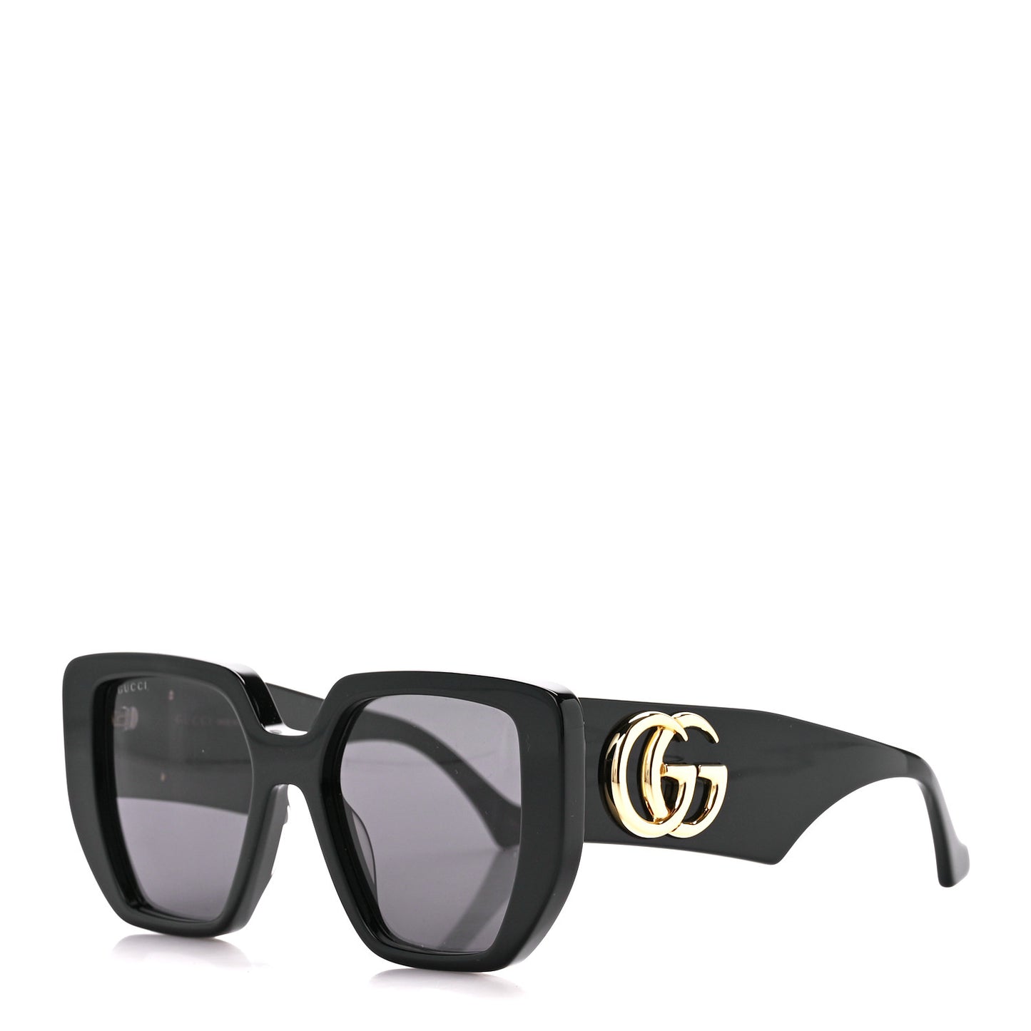 Acetate Square Frame Sunglasses GG0956S Black