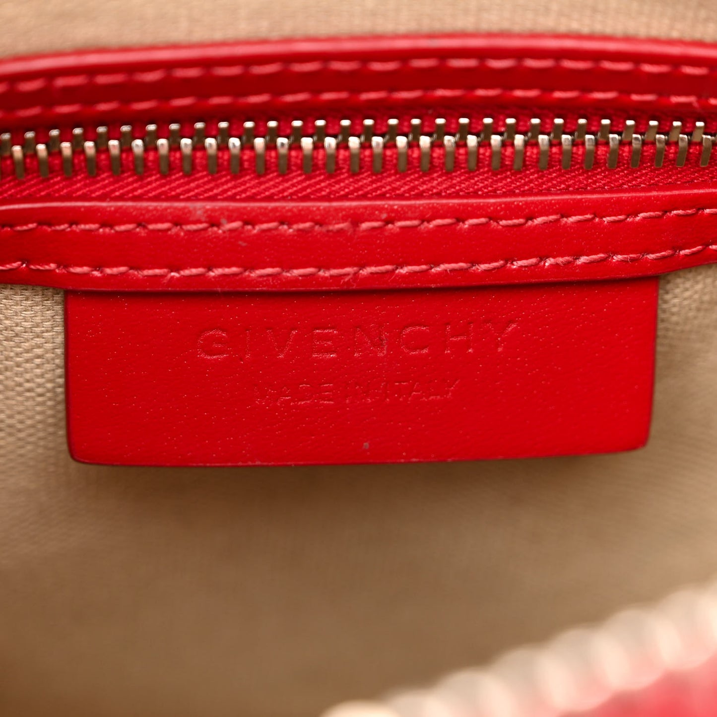 Shiny Lord Calfskin Mini Antigona Dark Red