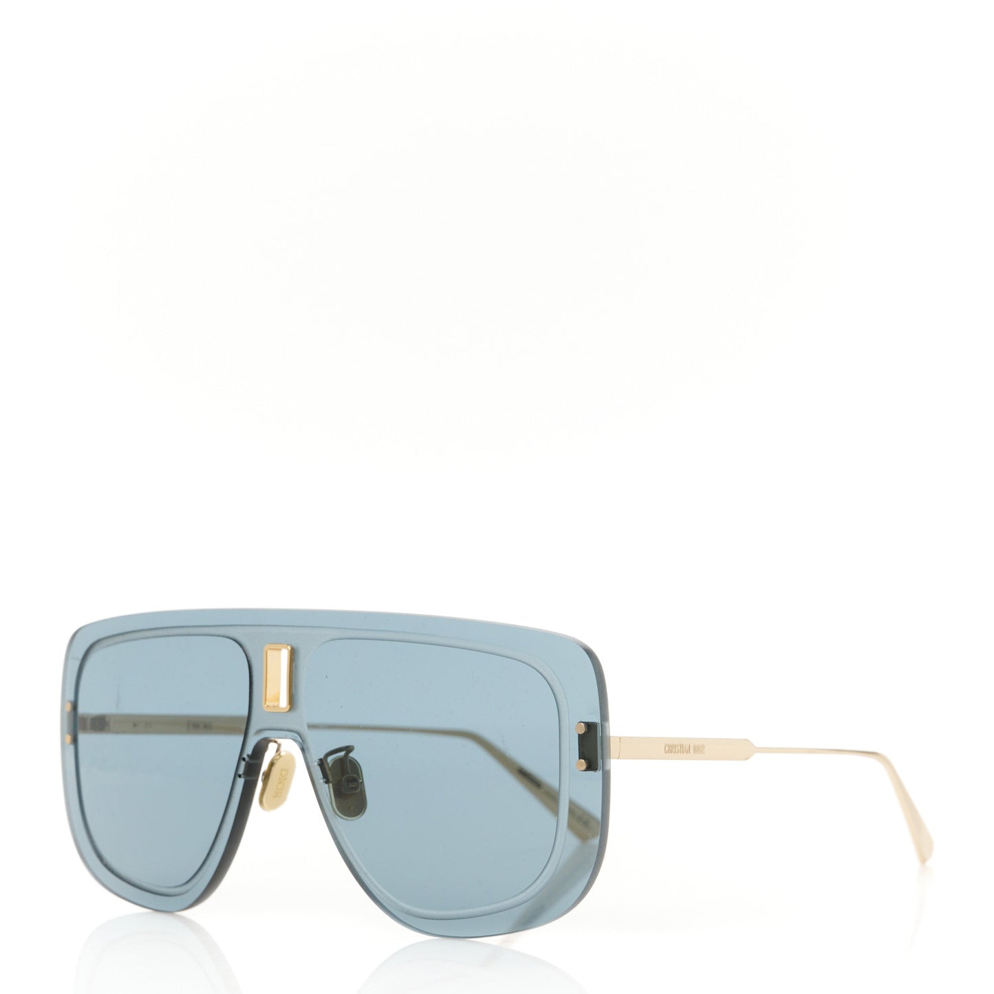 UltraDior Mask Sunglasses Gold Blue