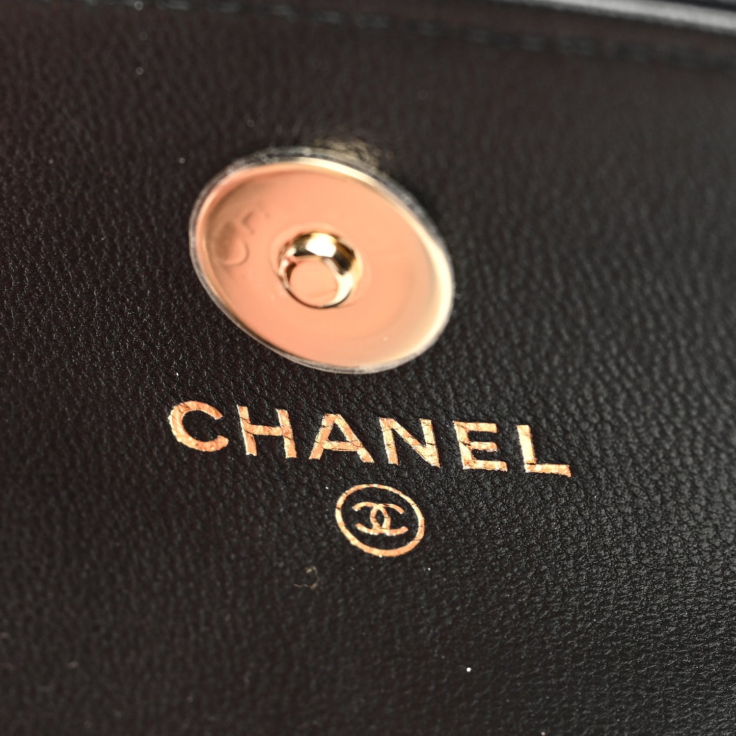 Lambskin Quilted Pearl Chain Belt Bag Black