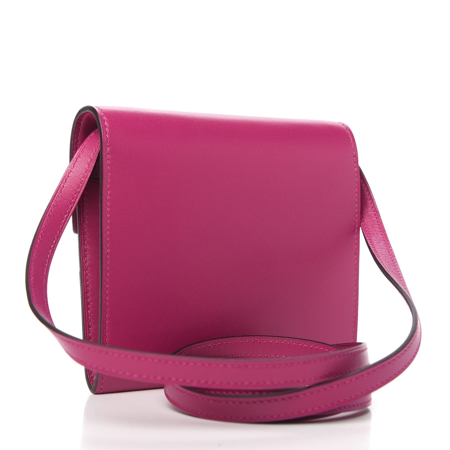 Villandry Calfskin Mini Cinhetic Wallet Rose Pourpre