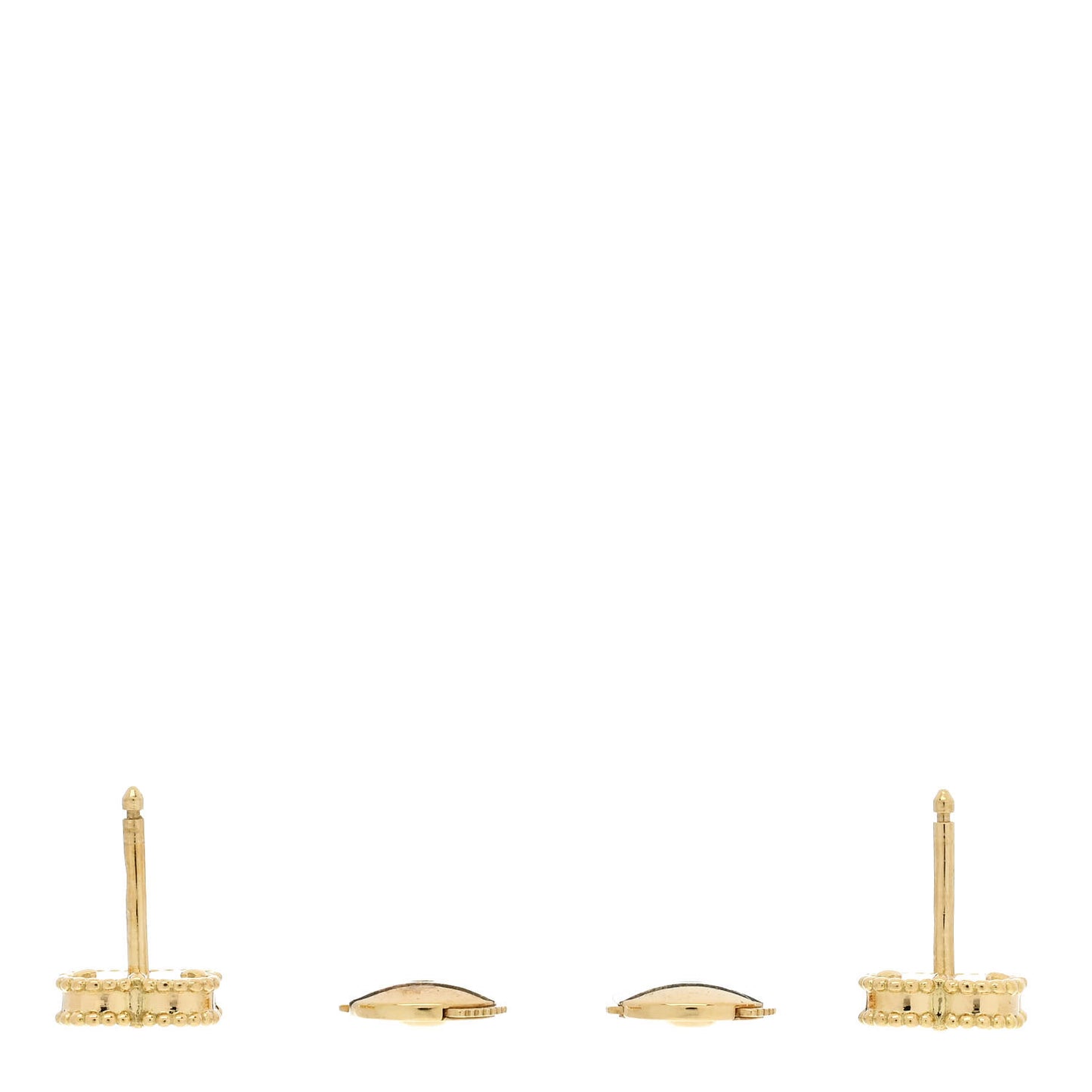 18K Yellow Gold Mother of Pearl Sweet Alhambra Earrings