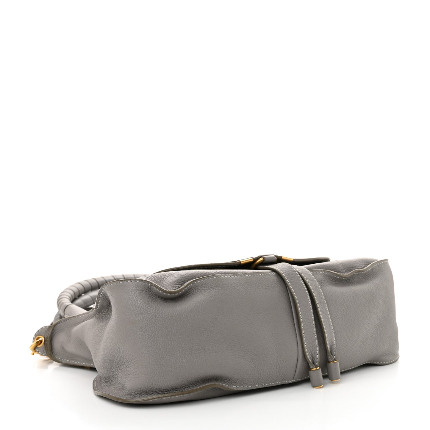 Calfskin Medium Marcie Satchel Cashmere Grey