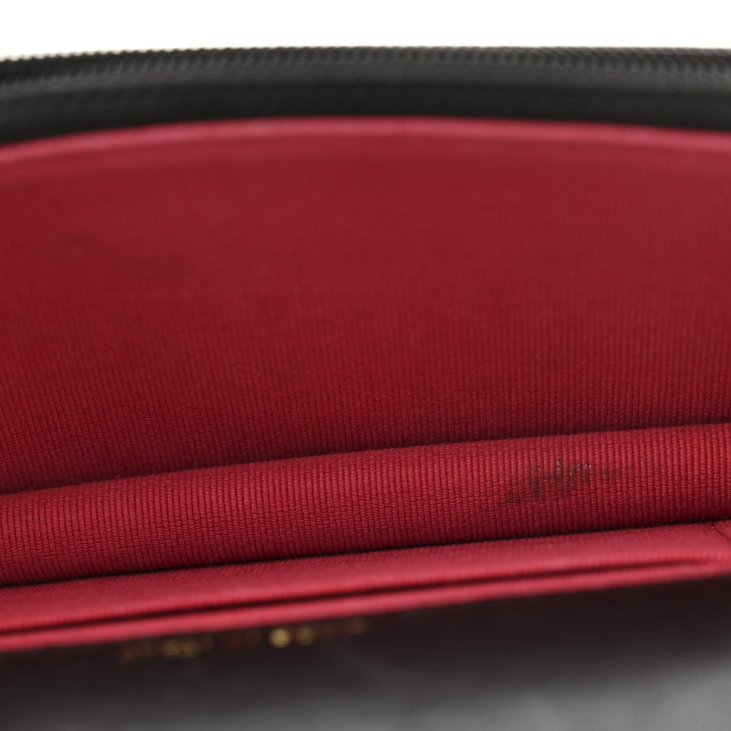 Lambskin Quilted Chanel 19 Flap Phone Holder With Chain Black
