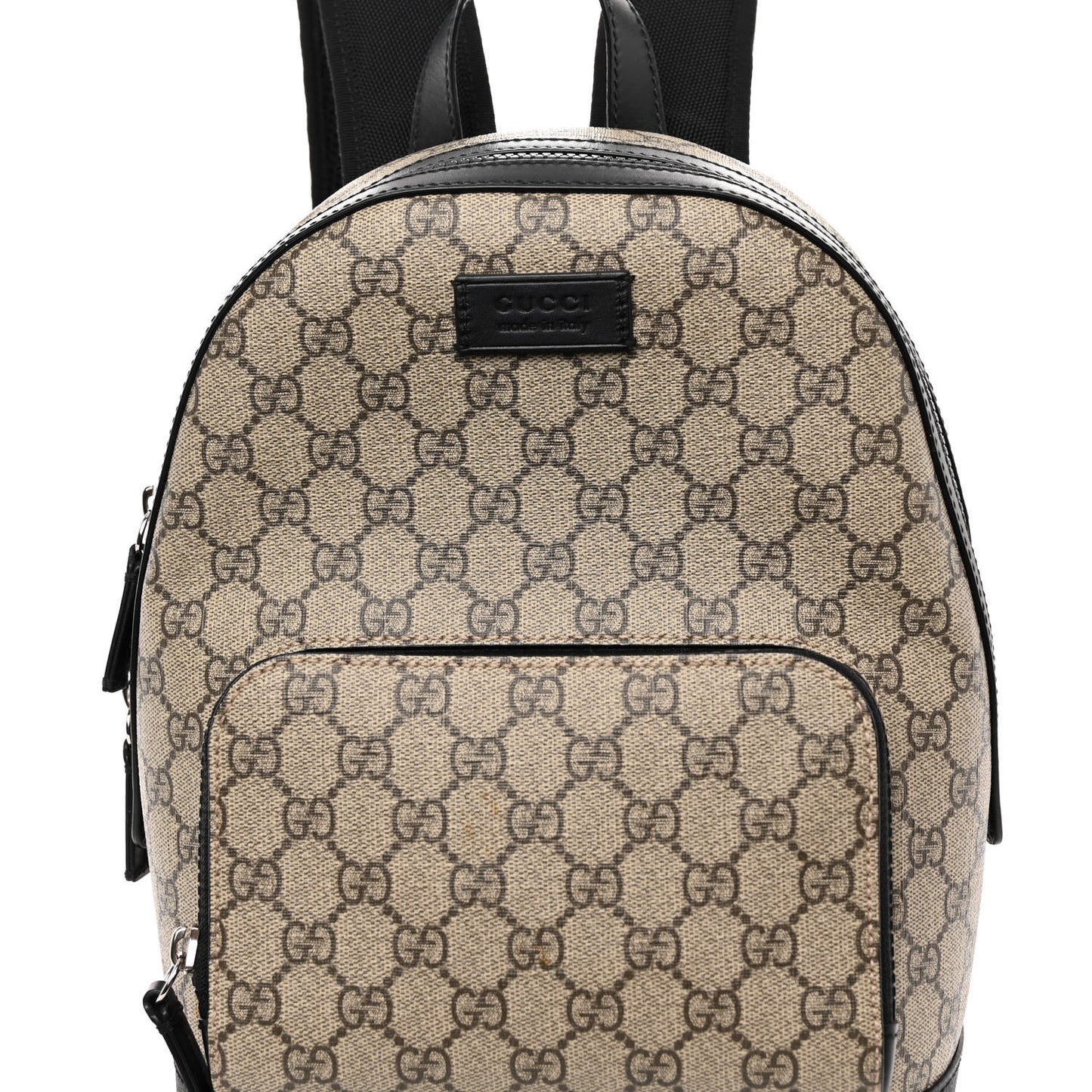 GG Supreme Monogram Small Eden Day Backpack Black