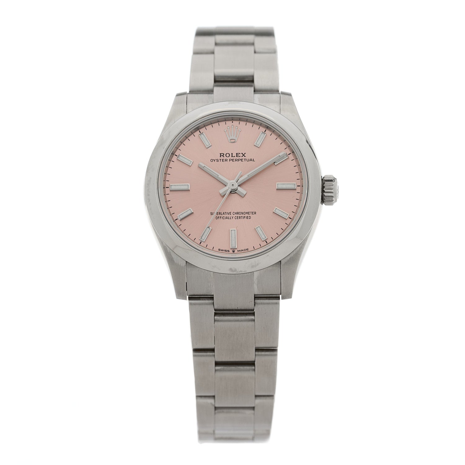 Rolex Stainless Steel 31mm Oyster Perpetual Watch Pink 277200 1 of 5