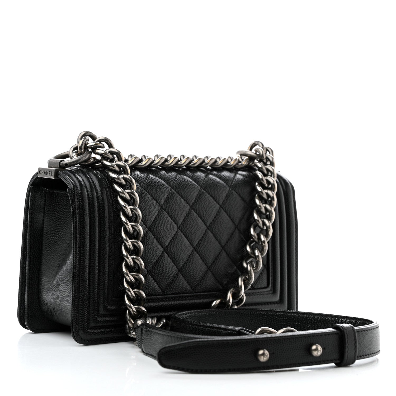 Chanel Caviar Quilted Small Boy Flap Black 3 of 11