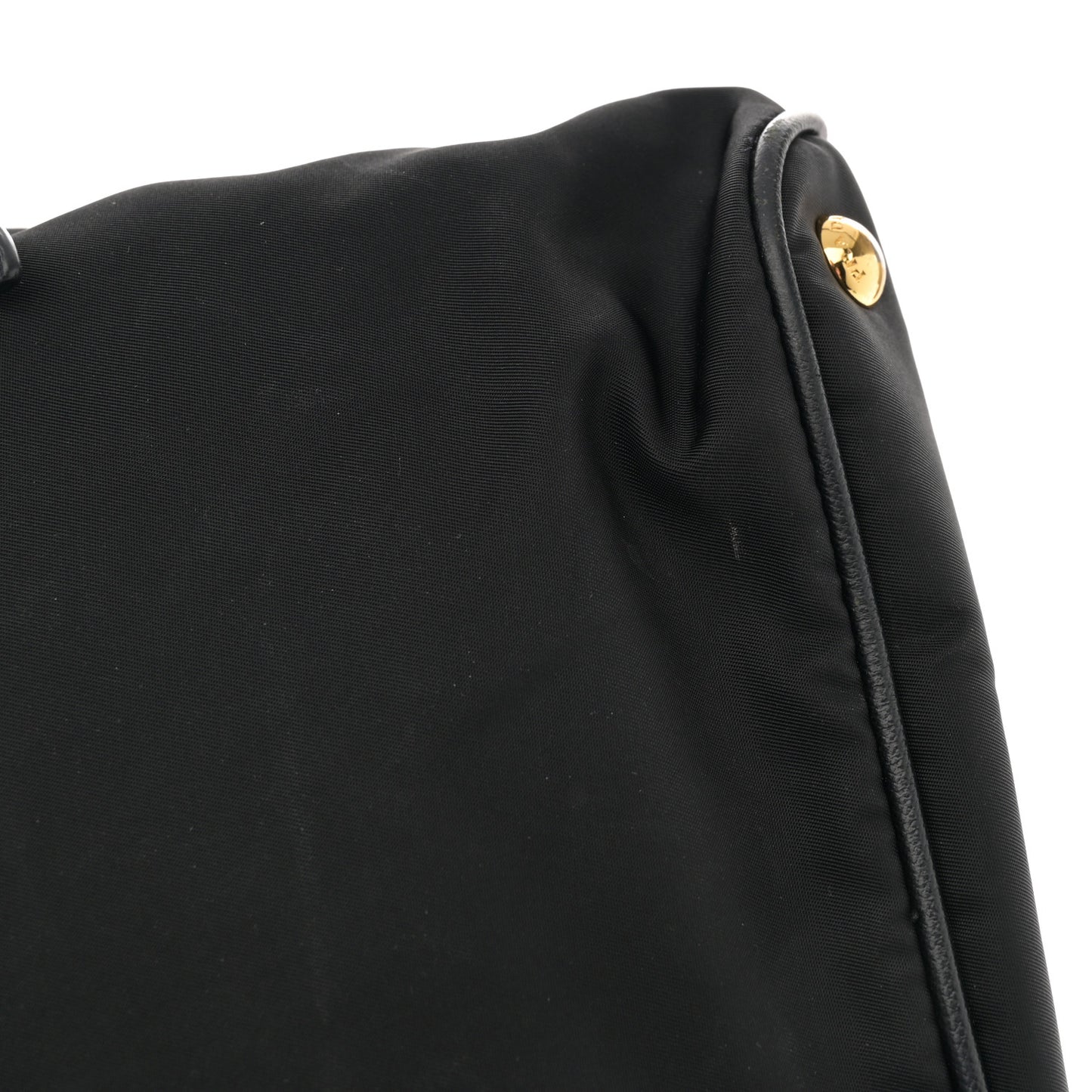 Tessuto Nylon Saffiano Tote Black