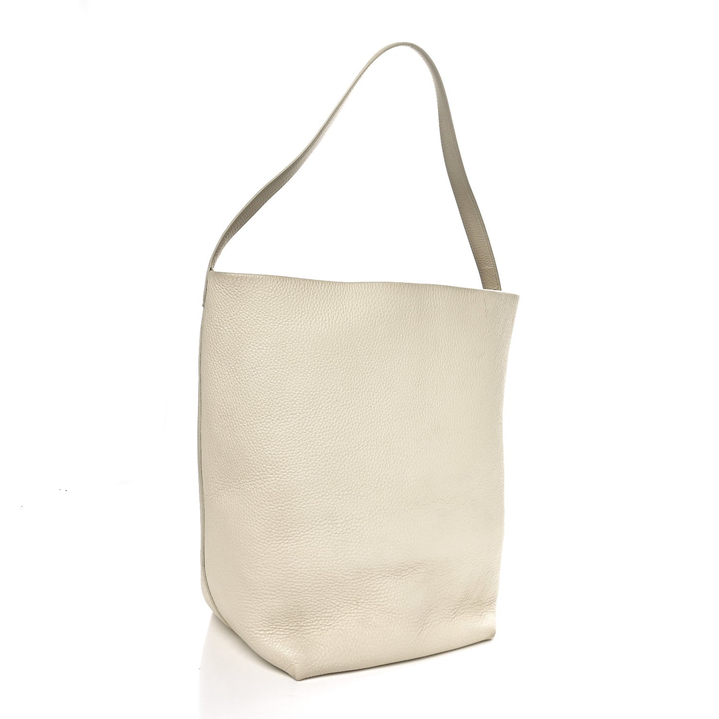 Grained Calfskin Large N/S Park Tote Ivory
