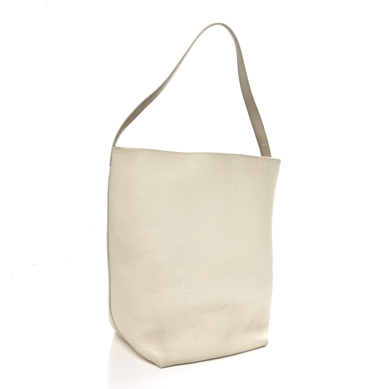 The Row Grained Calfskin Large N/S Park Tote Ivory 3 of 10