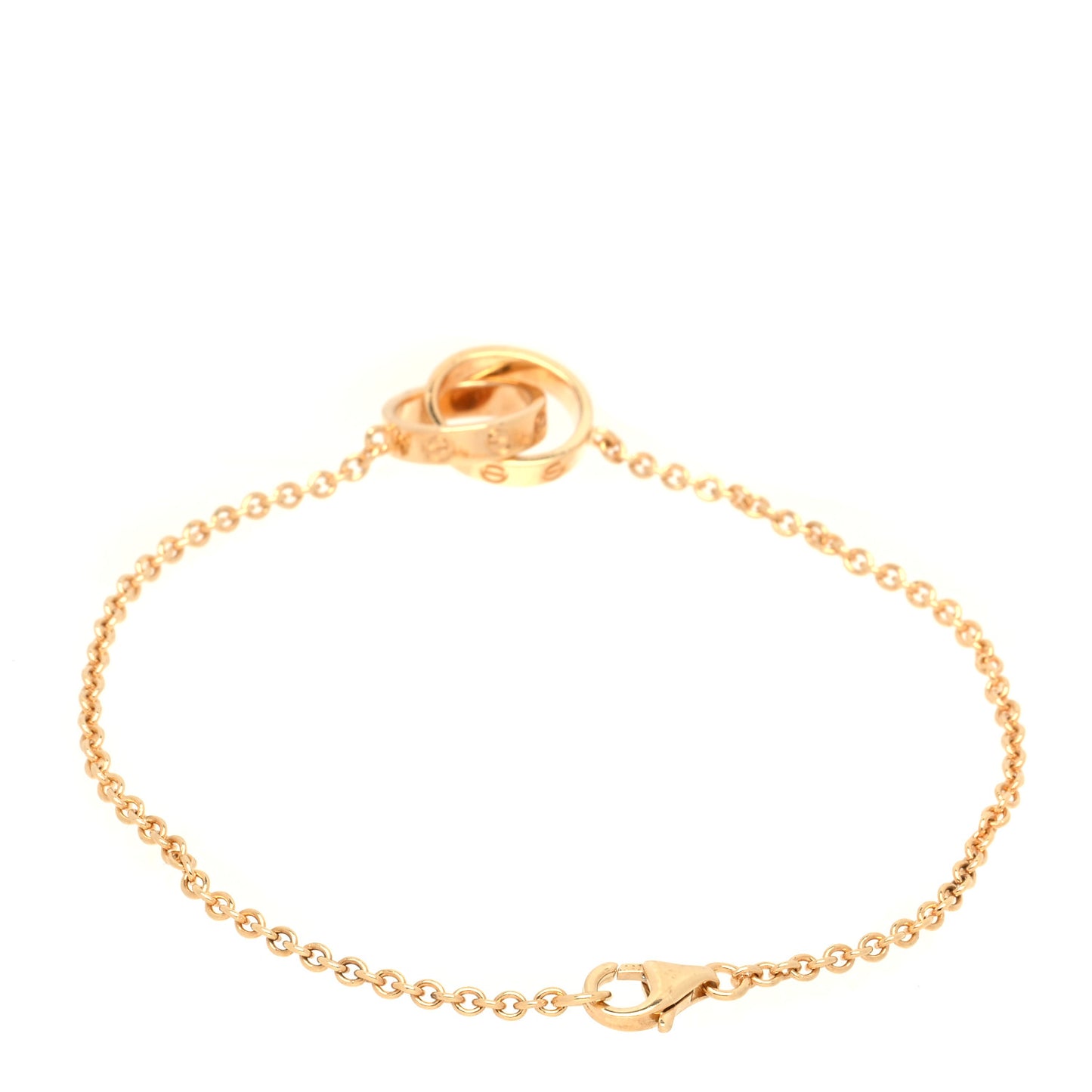 18K Yellow Gold Interlocking LOVE Bracelet