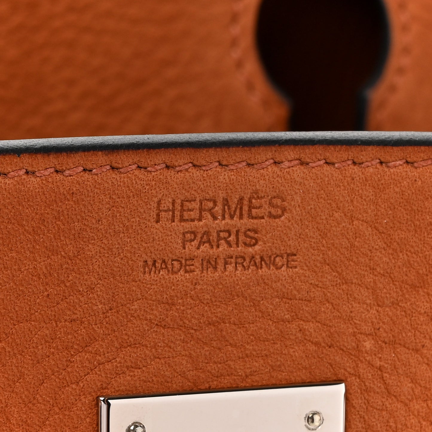 Taurillon Saddle Birkin 30 Cuivre