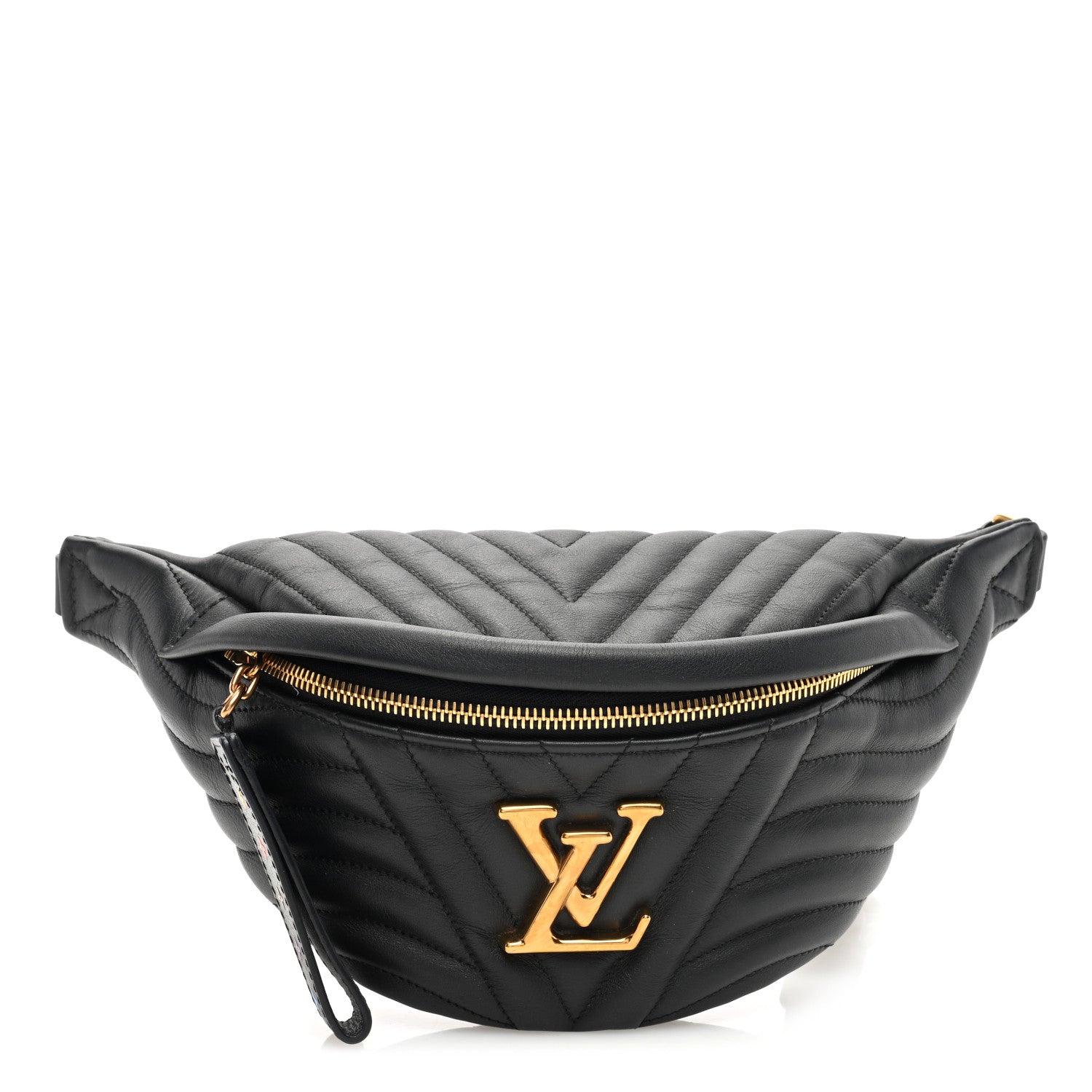 Louis Vuitton Calfskin Quilted New Wave Bumbag Black 1 of 9
