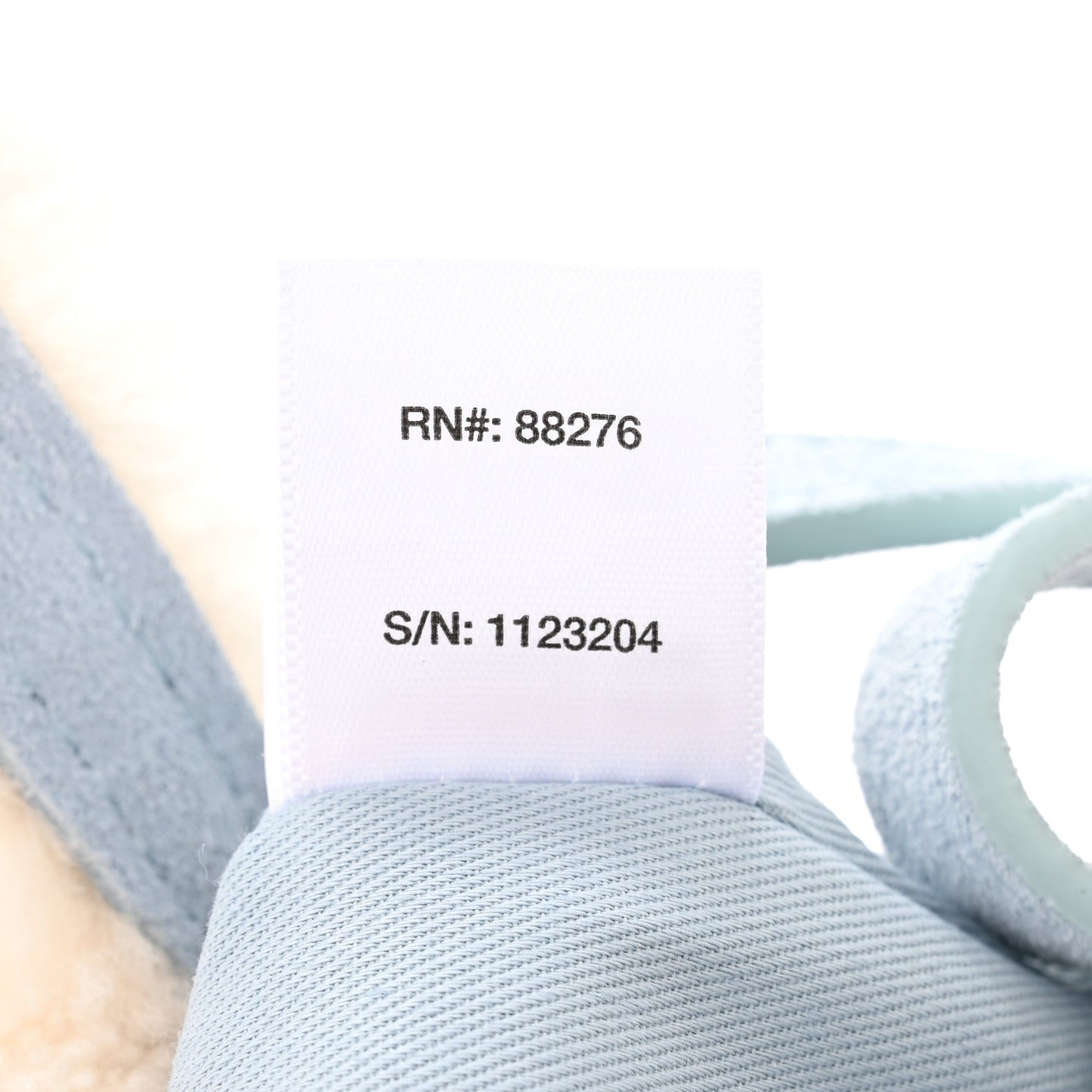 X UGG Suede Shearling Small Shopping Bag Blue
