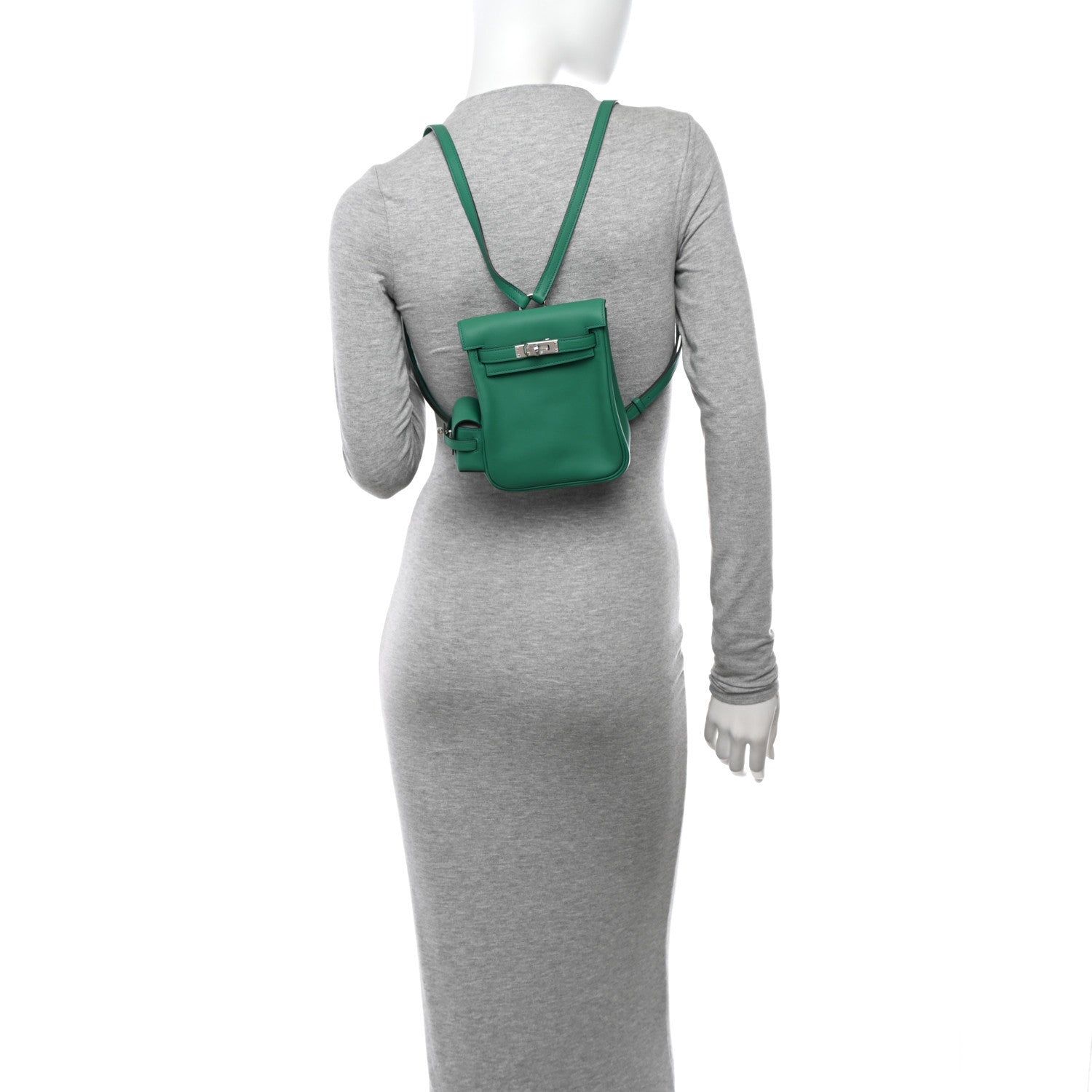 Hermes Swift Kelly Jump Backpack Vert Vertigo 2 of 10
