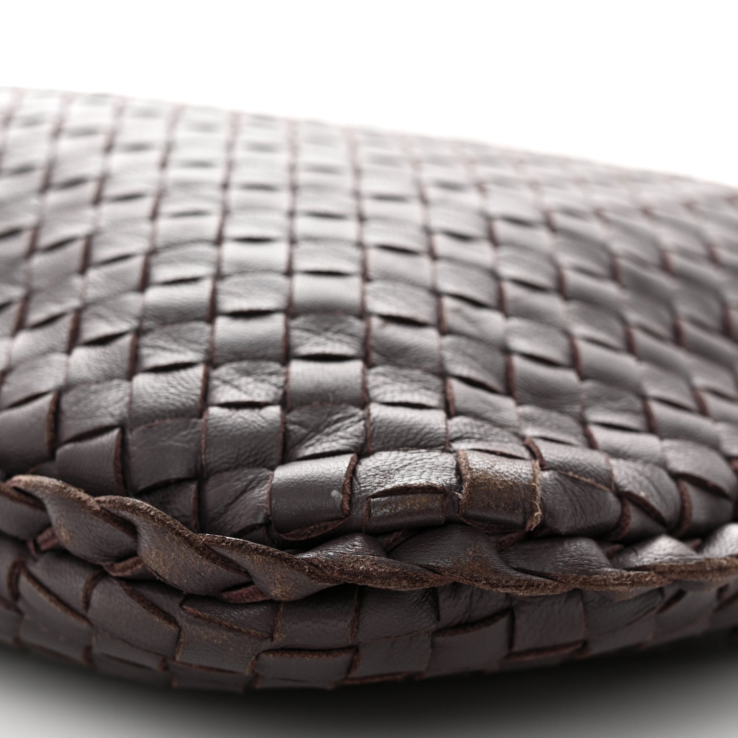 Nappa Intrecciato Large Veneta Hobo Aubergine