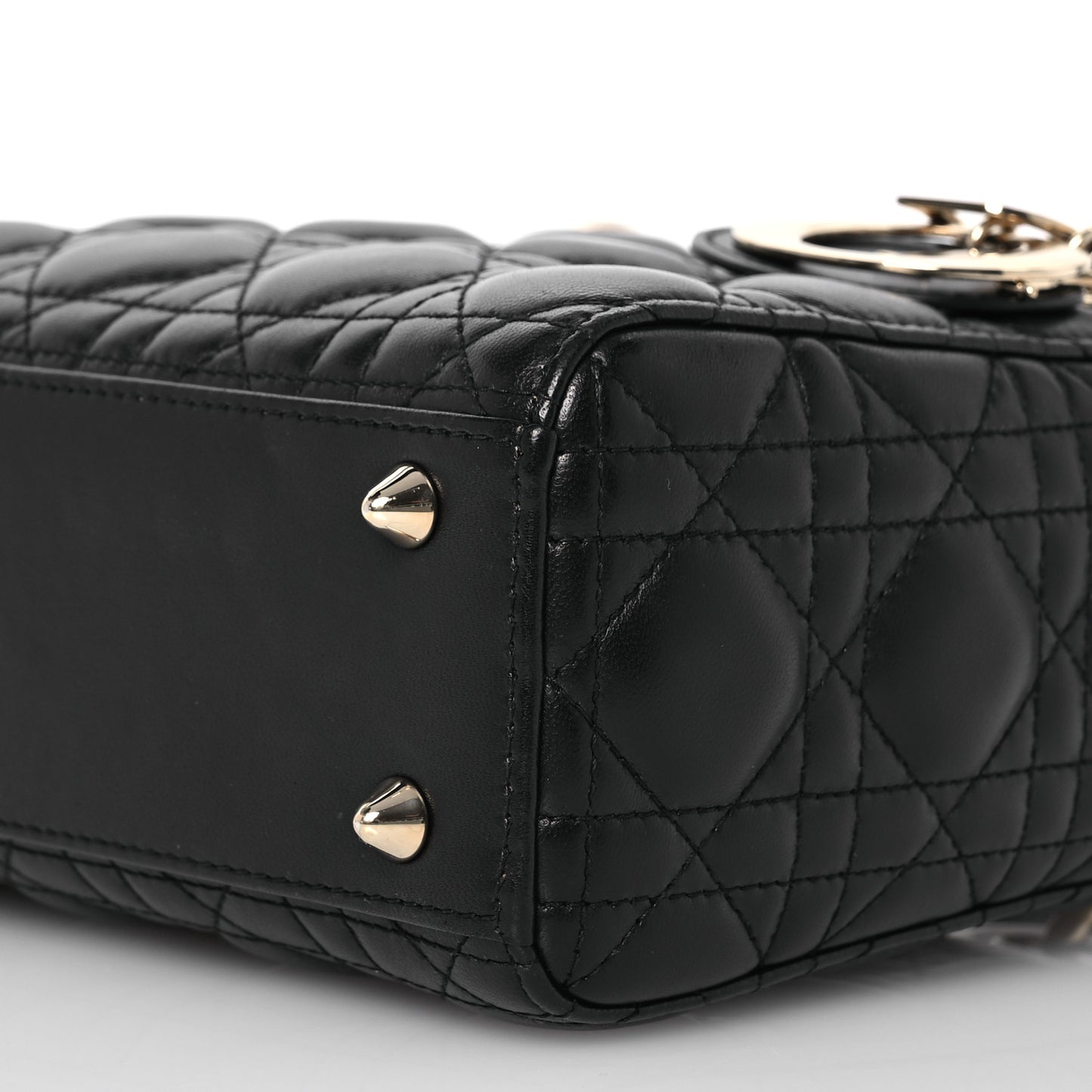Lambskin Cannage Small My ABCDior Lady Dior Black