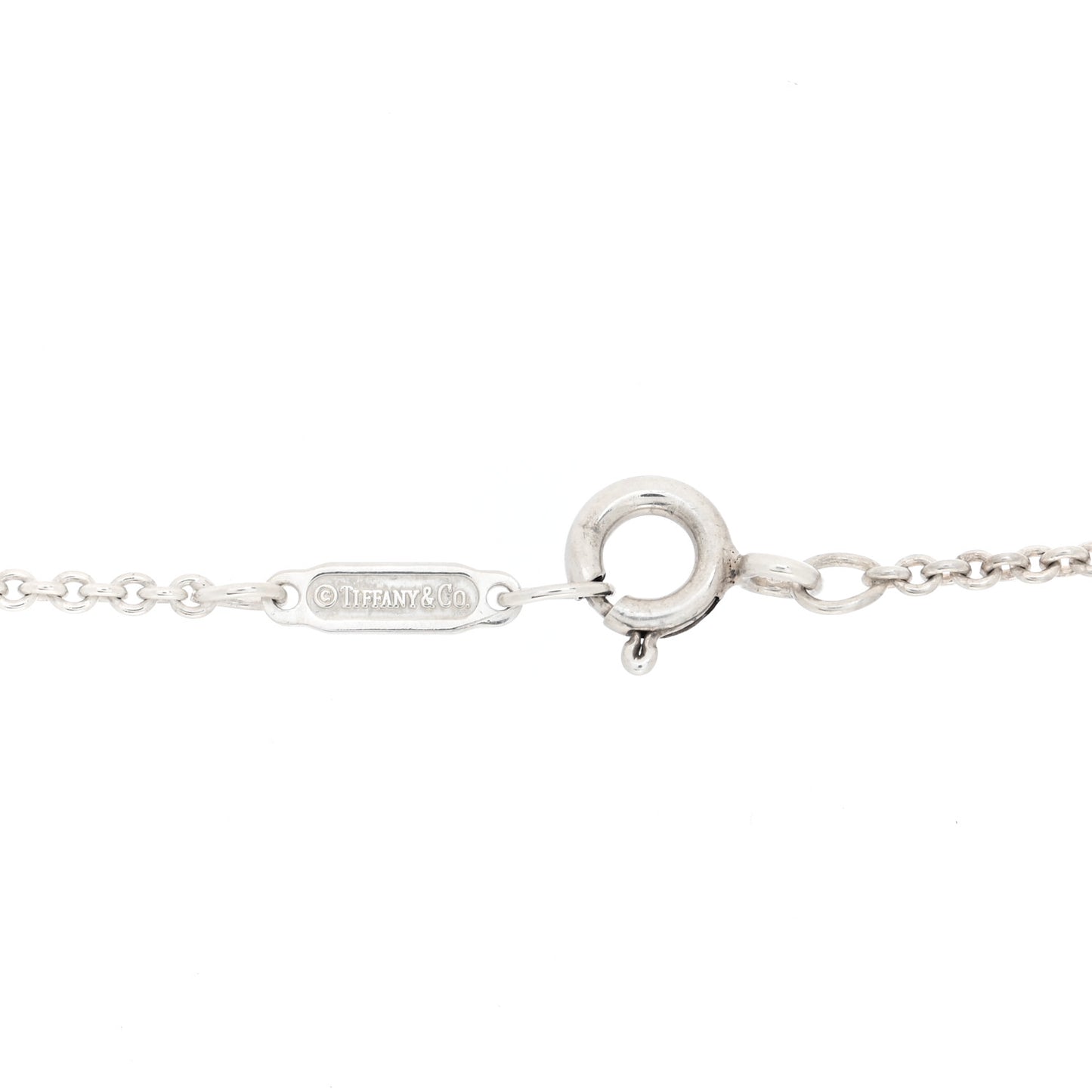 Sterling Silver 1837 Triple Circle Drop Pendant Necklace