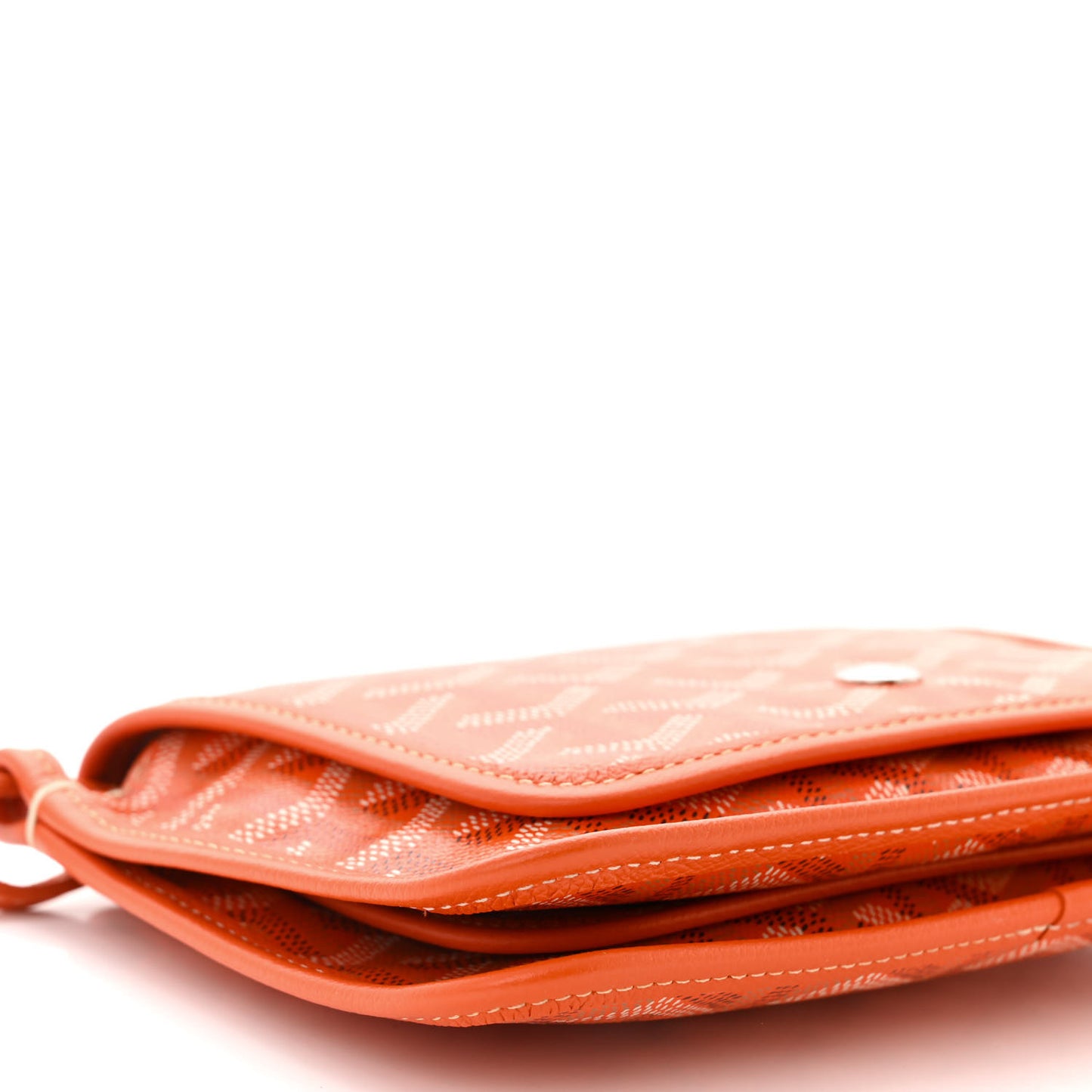 Goyardine Plumet Wallet Clutch Orange