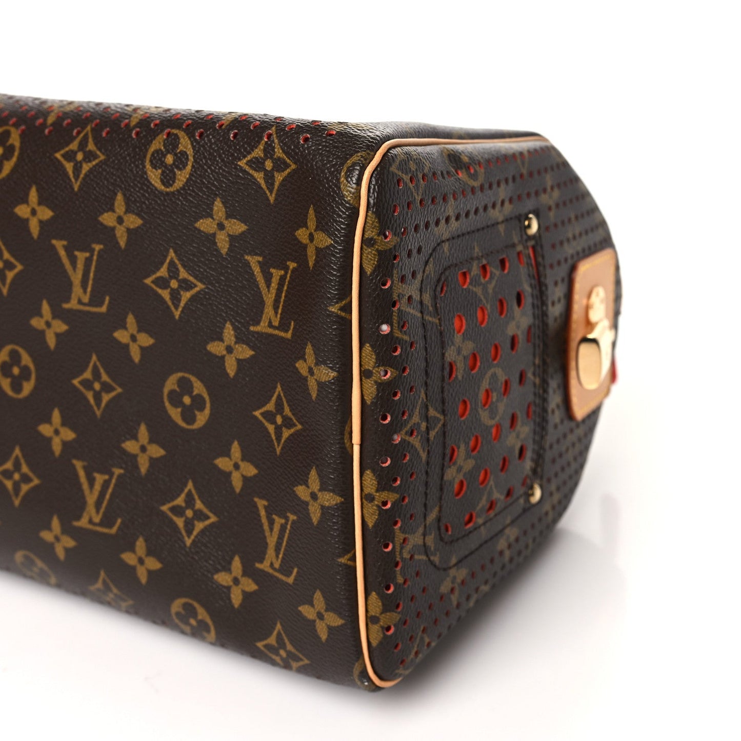 Monogram Perforated Speedy 30 Orange