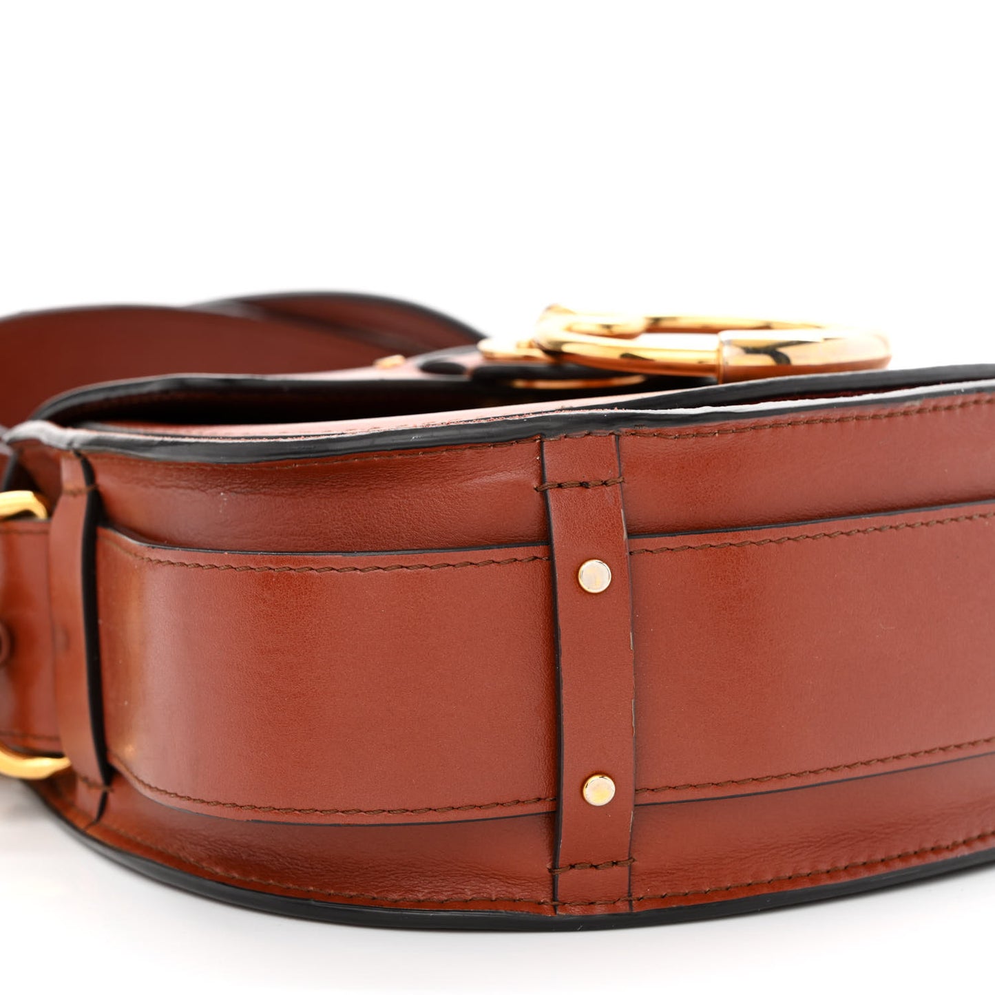 Calfskin Small Tess Bag Sepia Brown