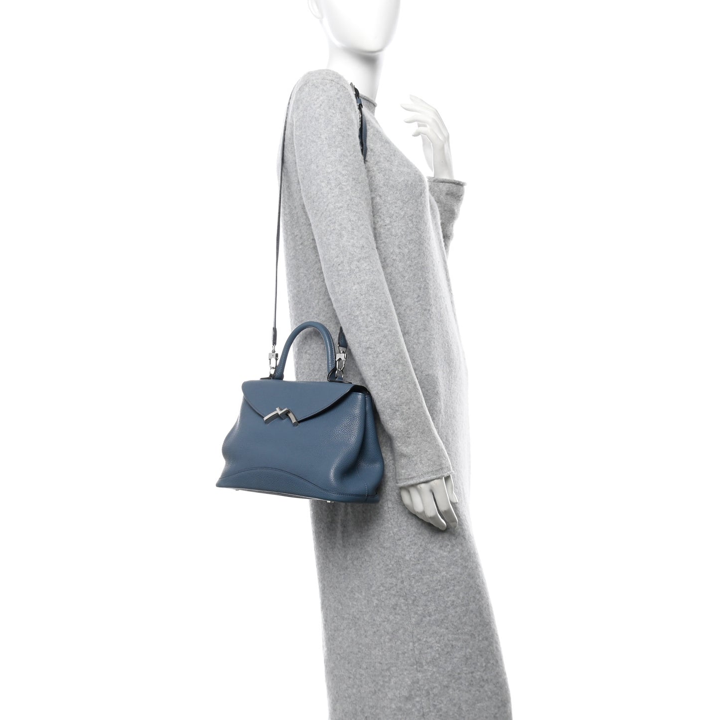 Taurillon Blush Gabrielle PM Blue