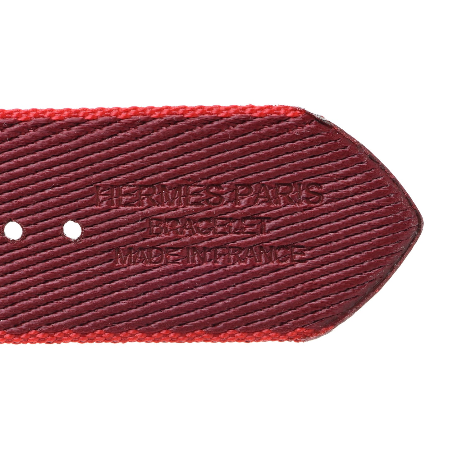 Nylon Weave Apple Watch Single Tour Band 40mm Rouge De Coeur Rouge H