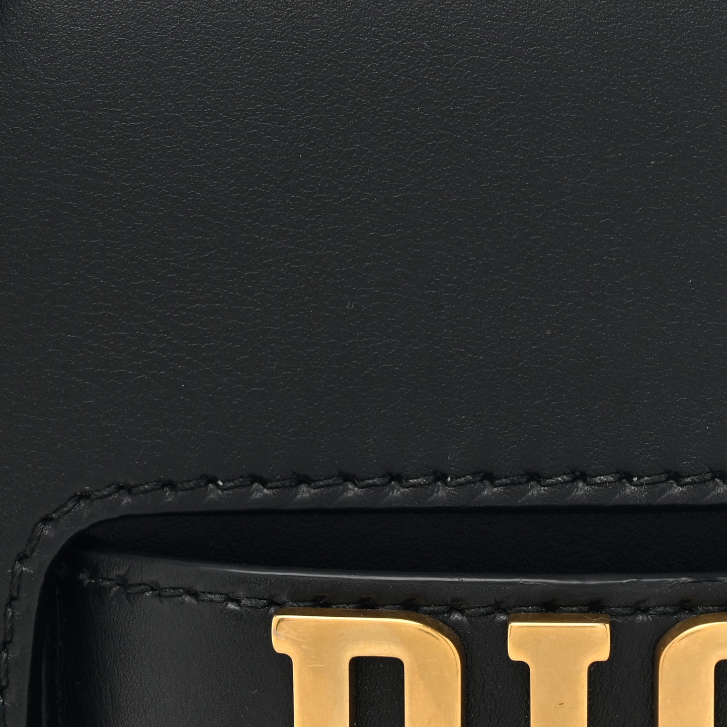 Smooth Calfskin Dio(r)evolution Flap Bag Black