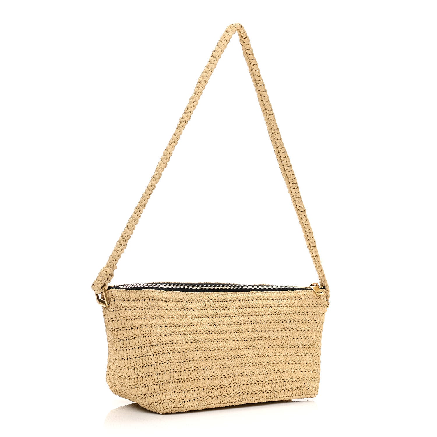 Saint Laurent Raffia Le Crossbody Naturel 2 of 10