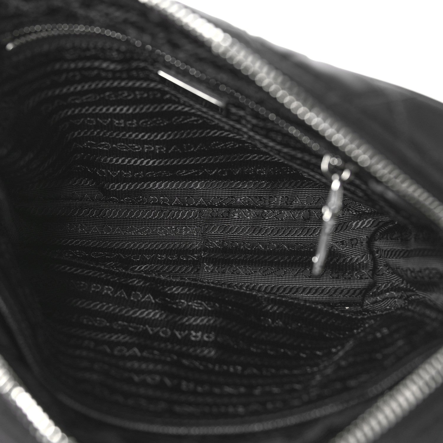 Prada Nylon Tessuto Impuntu Quilted Bandoliera Crossbody Bag Black 5 of 8