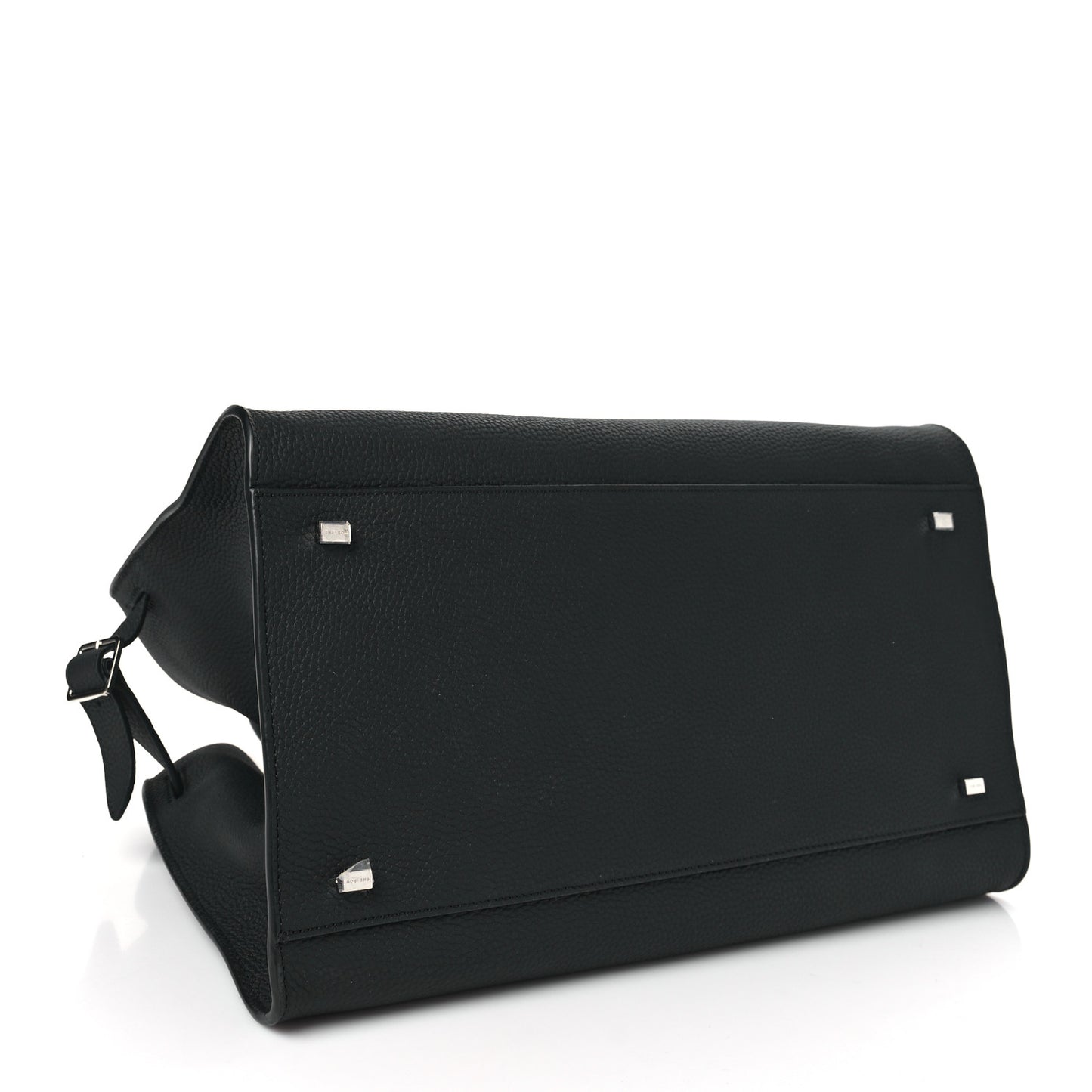 Matte Grained Calfskin Soft Margaux 15 Black