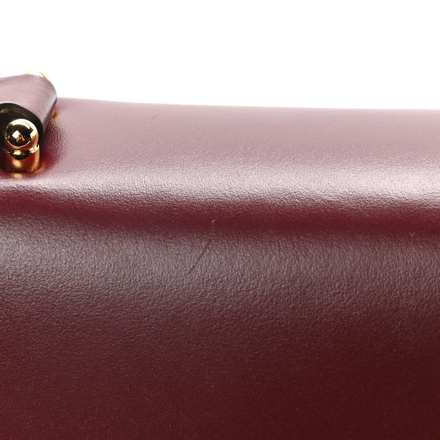 Smooth Calfskin Small Zumi Shoulder Bag Vintage Bordeaux